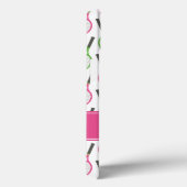 Preppy Roze Groen Blauwgroen Tennis Patroon Gepers Case-Mate iPhone Case (Achterkant / Rechts)