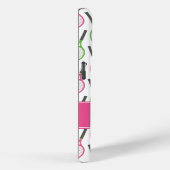 Preppy Roze Groen Blauwgroen Tennis Patroon Gepers Case-Mate iPhone Case (Achterkant / Rechts)