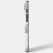 Preppy Roze & Groene Kerst Notenkraker Print Case-Mate iPhone Case (Achterkant / Links)