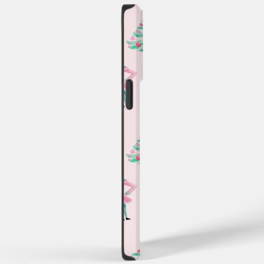 Preppy Roze & Groene Kerst Notenkraker Print Case-Mate iPhone Case (Achterkant / Rechts)