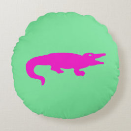 Preppy Roze Krokodil Kussen
