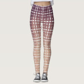 Preppy roze Mode Leggings (Voorkant)