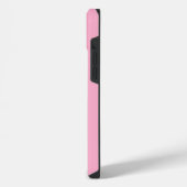 Preppy Roze Monogram Telefoon iPhone Hoesje (Linkerkant)