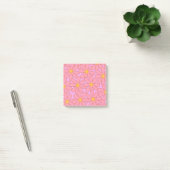 Preppy Roze Paarse bloemeneenvoudige bloemenpatroo Post-it® Notes (Kantoor)