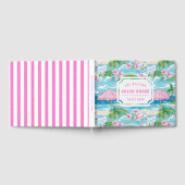 Preppy roze paraplu | Beach House Gastenboek (Volledig)