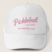 Preppy Roze Pickleball Club Custom Crest Party
