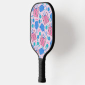 Preppy Roze Pickleball Patroon Paddle (Links)