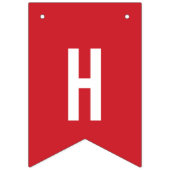 Preppy Safari Animal Silhouette Birthday Banner (Tweede vlag)