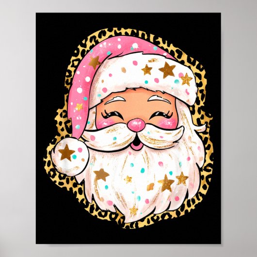 Preppy Santa - Christmas - Funny Christmas - Happy Poster (Voorkant)