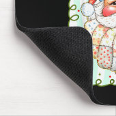 Preppy Santa Claus Christmas Patchwork Santa Xmas Muismat (Hoek)