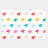 Preppy Santa Claus Pattern Inpakpapier Vel (Voorkant 3)