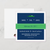 Preppy Save The Date (Voorkant / Achterkant)