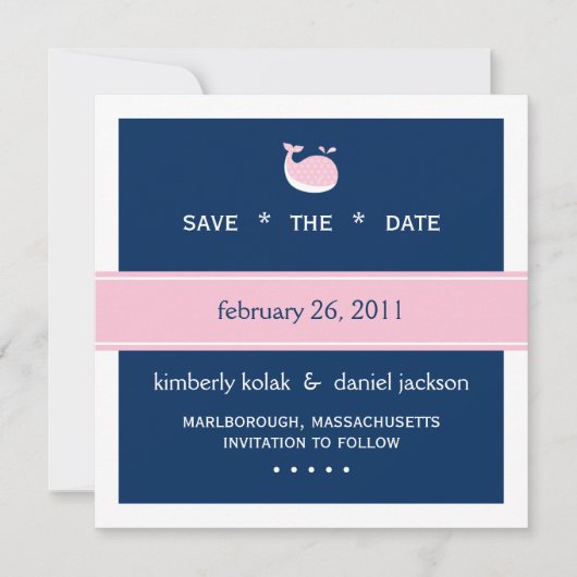 Preppy Save the Date (Voorkant)