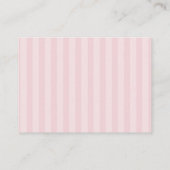 Preppy Schattigee Stripes Boeken voor Baby Informatiekaartje (Achterkant)