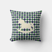 Preppy Schommelpaard Argyle Kussen (Voorkant)