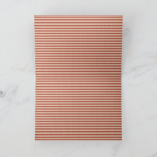Preppy Schooljaar Geometrisch Ontwerp Bedankkaart (Binnen)