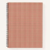 Preppy Schooljaar Geometrisch Ontwerp Notitieboek (Voorkant)
