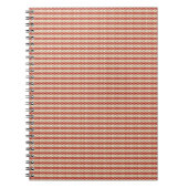 Preppy Schooljaar Geometrisch Ontwerp Notitieboek (Voorkant)