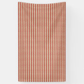 Preppy Schooljaar Geometrisch Ontwerp Spandoek (Verticaal)