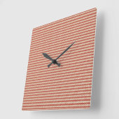 Preppy Schooljaar Geometrisch Ontwerp Vierkante Klok (Hoek)