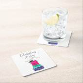 Preppy Script High School Afstuderen Suitcase 2023 Kartonnen Onderzetters (Insitu)