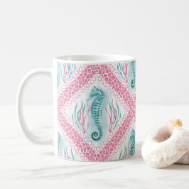 Preppy Seahorse Koffiemok