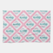 Preppy Seahorse Theedoek (Horizontaal)