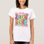 Preppy Second Grade 2nd Grade Teachers Girls T-shirt (Voorkant)