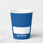 Preppy Slaap Over Tween Verjaardagsfeestje Papieren Bekers (Achterkant)