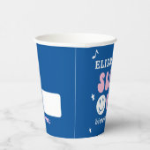 Preppy Slaap Over Tween Verjaardagsfeestje Papieren Bekers (Rechts)