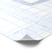 Preppy Southern baby koets Welkom poster (Hoek)