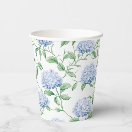 Preppy Southern Blue Boy Dog Baby shower Papieren Bekers (Achterkant)