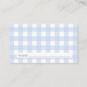 Preppy Southern Blue Boy Dog Luier Raffle Kaart (Achterkant)