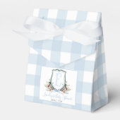 Preppy Southern Blue Boy Duck Baby shower Bedankdoosjes (Voorkant Zijde)