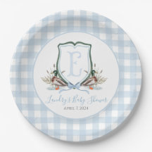 Preppy Southern Blue Boy Duck Baby shower