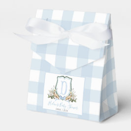 Preppy Southern Blue Boy Pelikaan Baby shower Bedankdoosjes