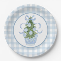 Preppy Southern Blue Christmas Baby shower