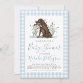 Preppy Southern Duck Hunter-Baby shower Kaart (Voorkant)