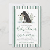 Preppy Southern Duck Hunter-Baby shower Kaart (Voorkant)