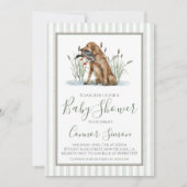 Preppy Southern Duck Hunter-Baby shower Kaart (Voorkant)