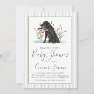 Preppy Southern Duck Hunter-Baby shower Kaart