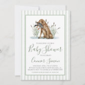 Preppy Southern Duck Hunter-Baby shower Kaart (Voorkant)
