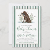 Preppy Southern Duck Hunter-Baby shower Kaart (Voorkant)