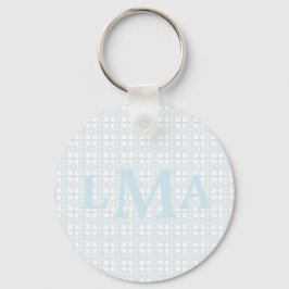 Preppy Southern Gingham monogram Afstuderen Sleutelhanger