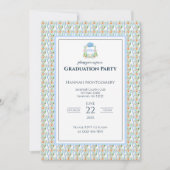 Preppy Southern Graduation Party Uitnodiging (Voorkant)