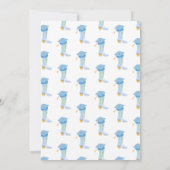 Preppy Southern Graduation Party Uitnodiging (Achterkant)