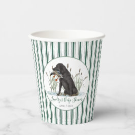 Preppy Southern Green Boy Dog Baby shower Papieren Bekers