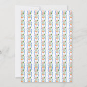 Preppy Southern Monogram Afstuderen Foto Kaart (Achterkant)