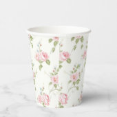 Preppy Southern Pink Bow Baby shower Papieren Bekers (Rechts)