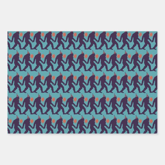 Preppy & Speelse Heldere Kleurrijke Verjaardag Big Inpakpapier Vel (Voorkant)